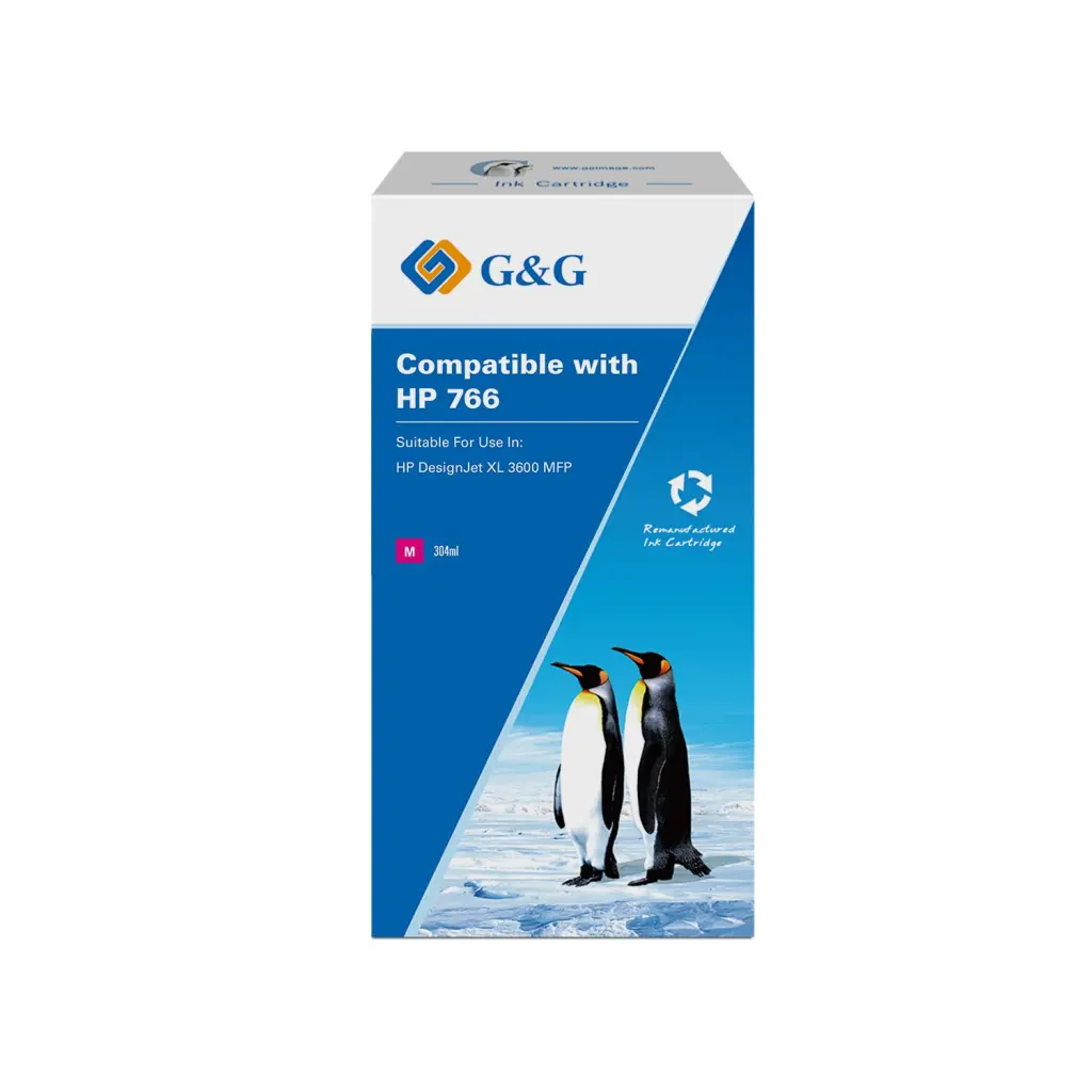 Reman HP G+G 766 Magenta Ink Cartridge
