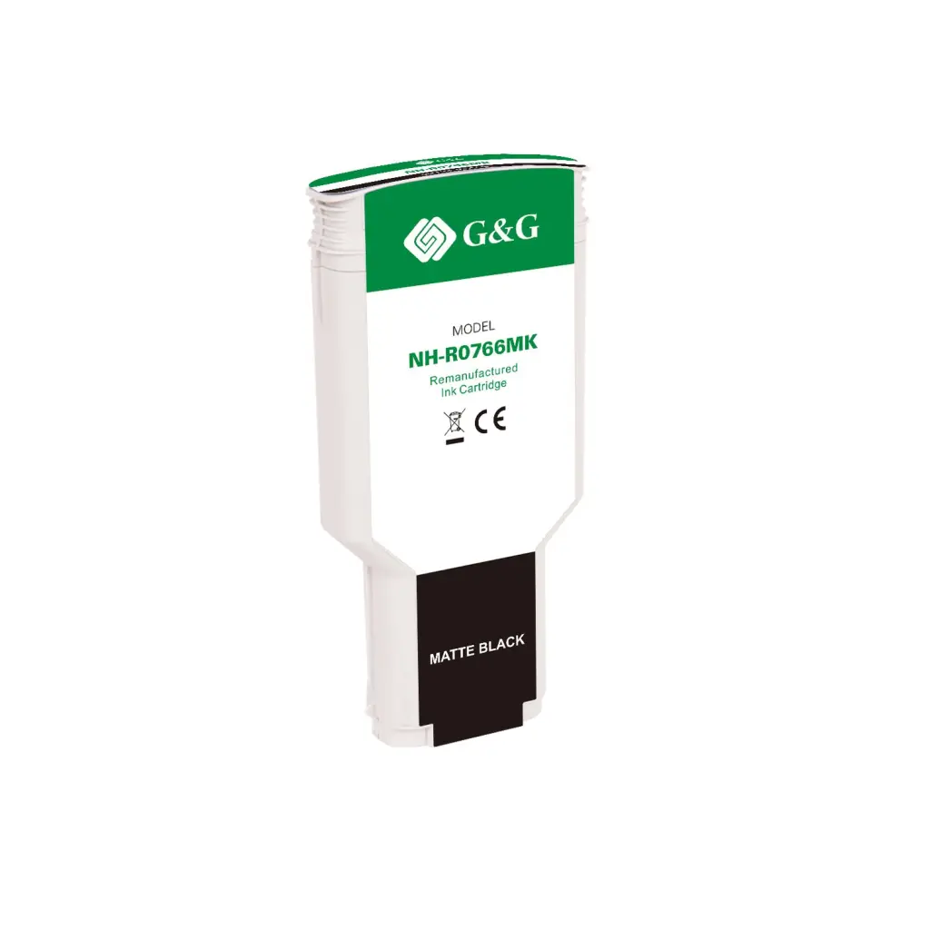 Reman HP G+G 766 Matte Black Ink Cartridge
