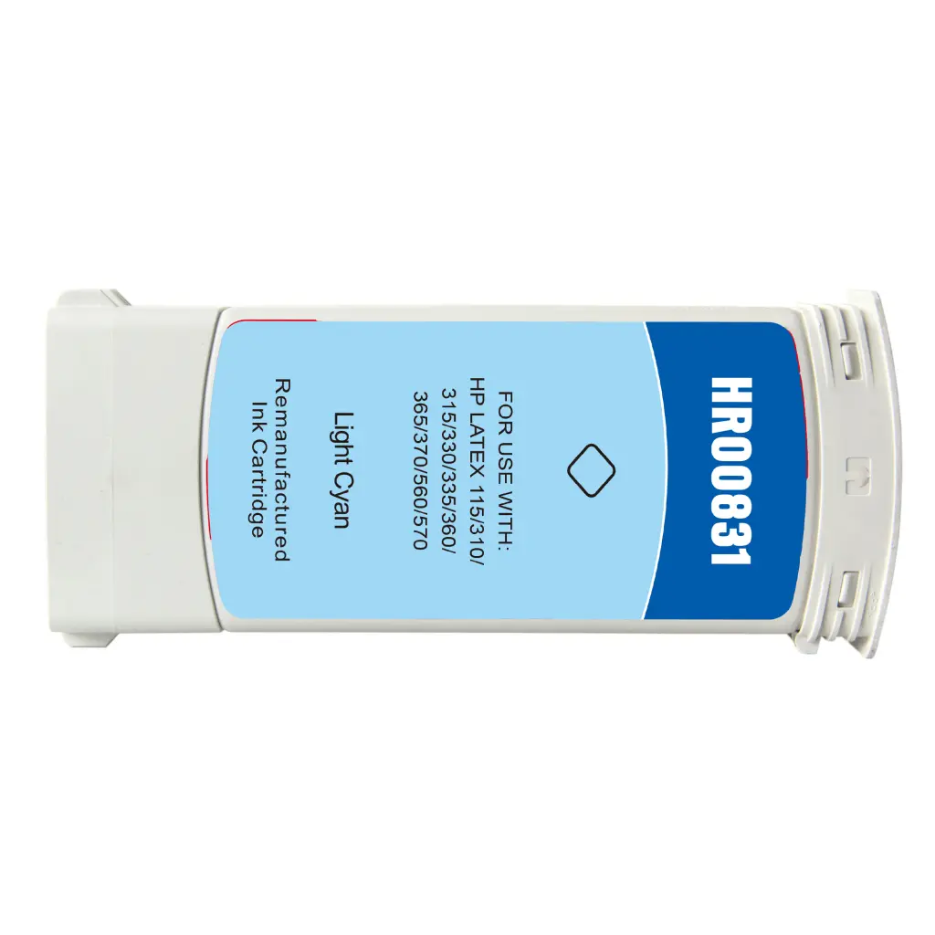 Reman HP G+G 831 Light Cyan Latex Wide Format Ink Ctg CZ698A HP 831
