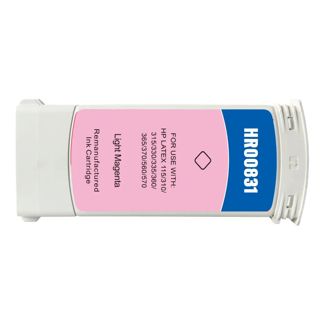 Reman HP G+G 831 Light Magenta Latex Wide Format Ink Ctg CZ699A HP 831