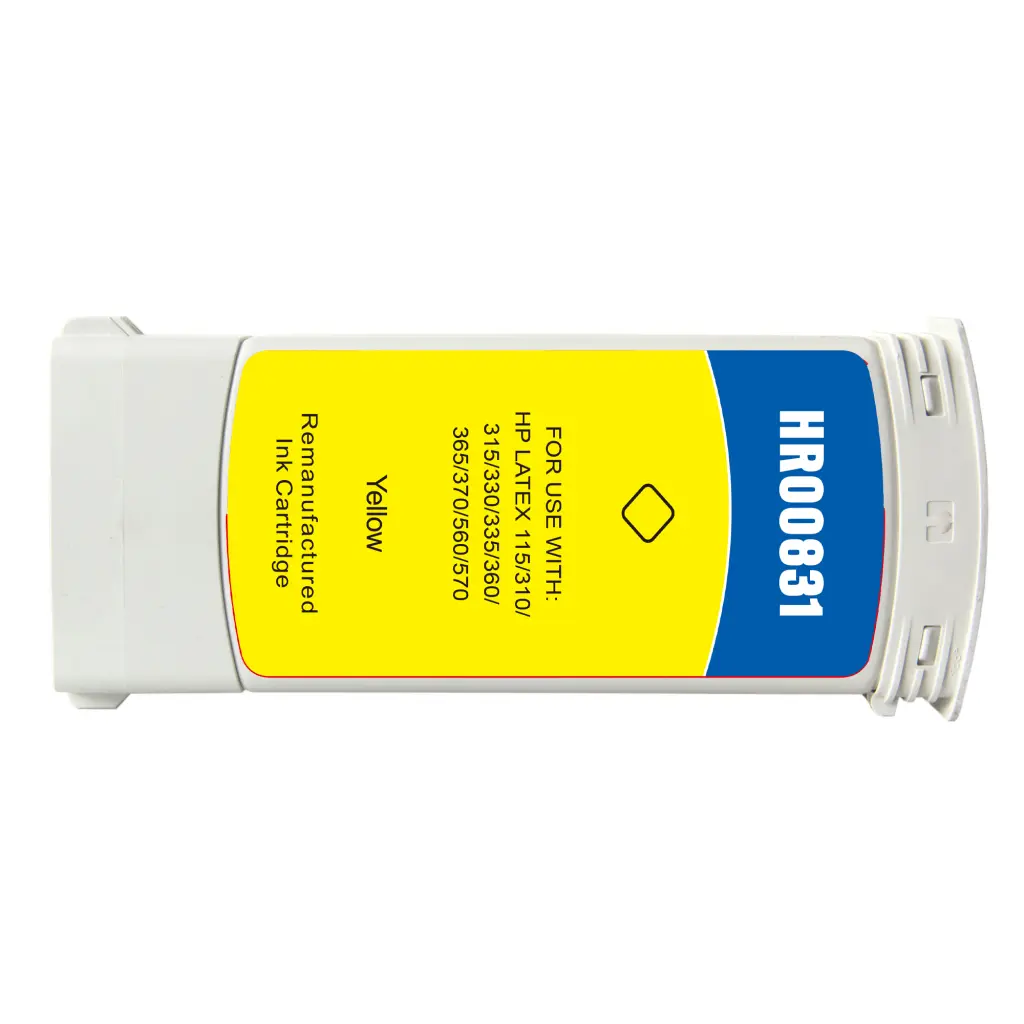 Reman HP G+G 831 Yellow Latex Wide Format Ink Ctg CZ697A HP 831