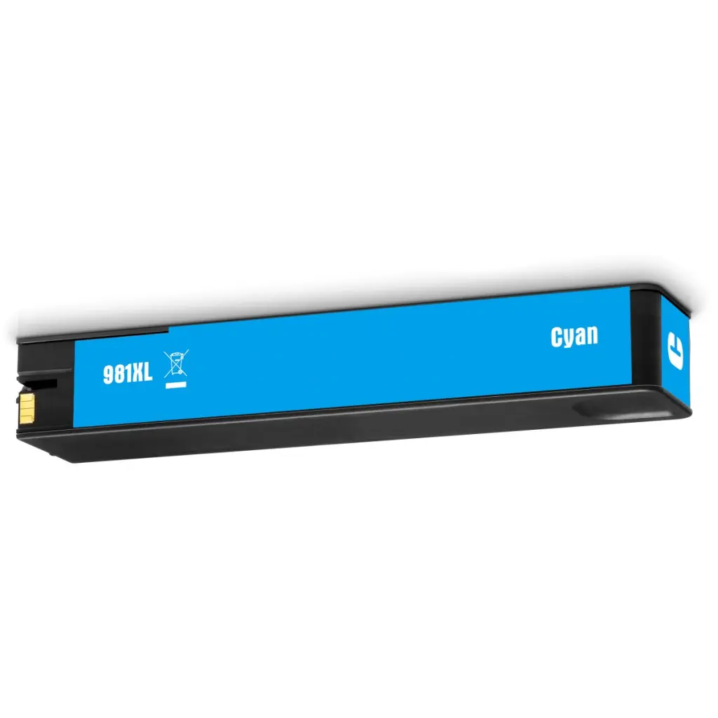 Reman HP G+G 981X Hi Cap Cyan Ink Ctg L0R09A HP 981X