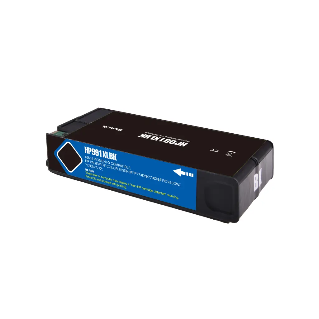Reman HP G+G 991X Hi Cap Black Ink Ctg M0K02AE HP 991X