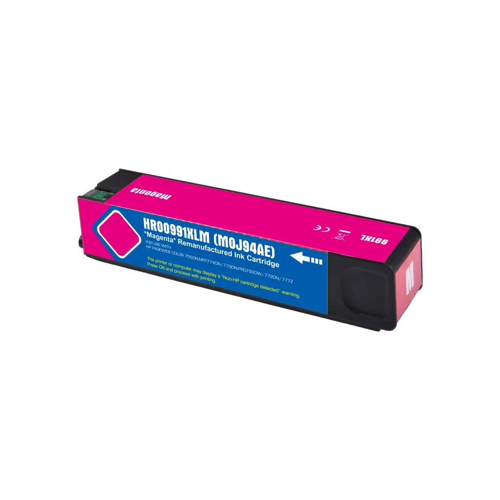 Reman HP G+G 991X Hi Cap Magenta Ink Ctg M0J94AE HP 991X