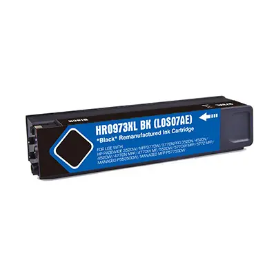 Reman HP G+G PageWide Pro 452 Hi Cap Black Ink Ctg L0S07AE HP 973X 10000 Pages