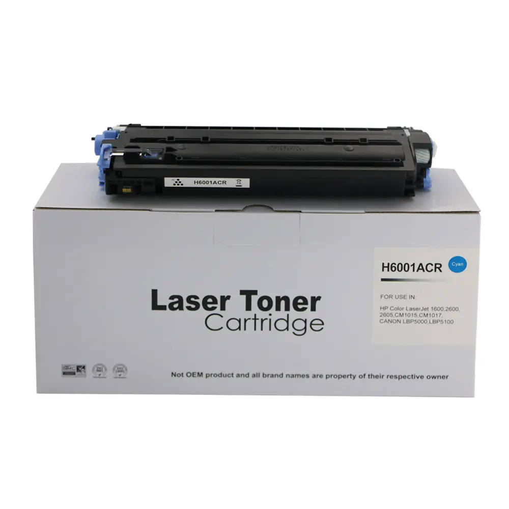 Reman HP Laserjet 2600 Cyan Q6001A Toner also for Canon EP707C