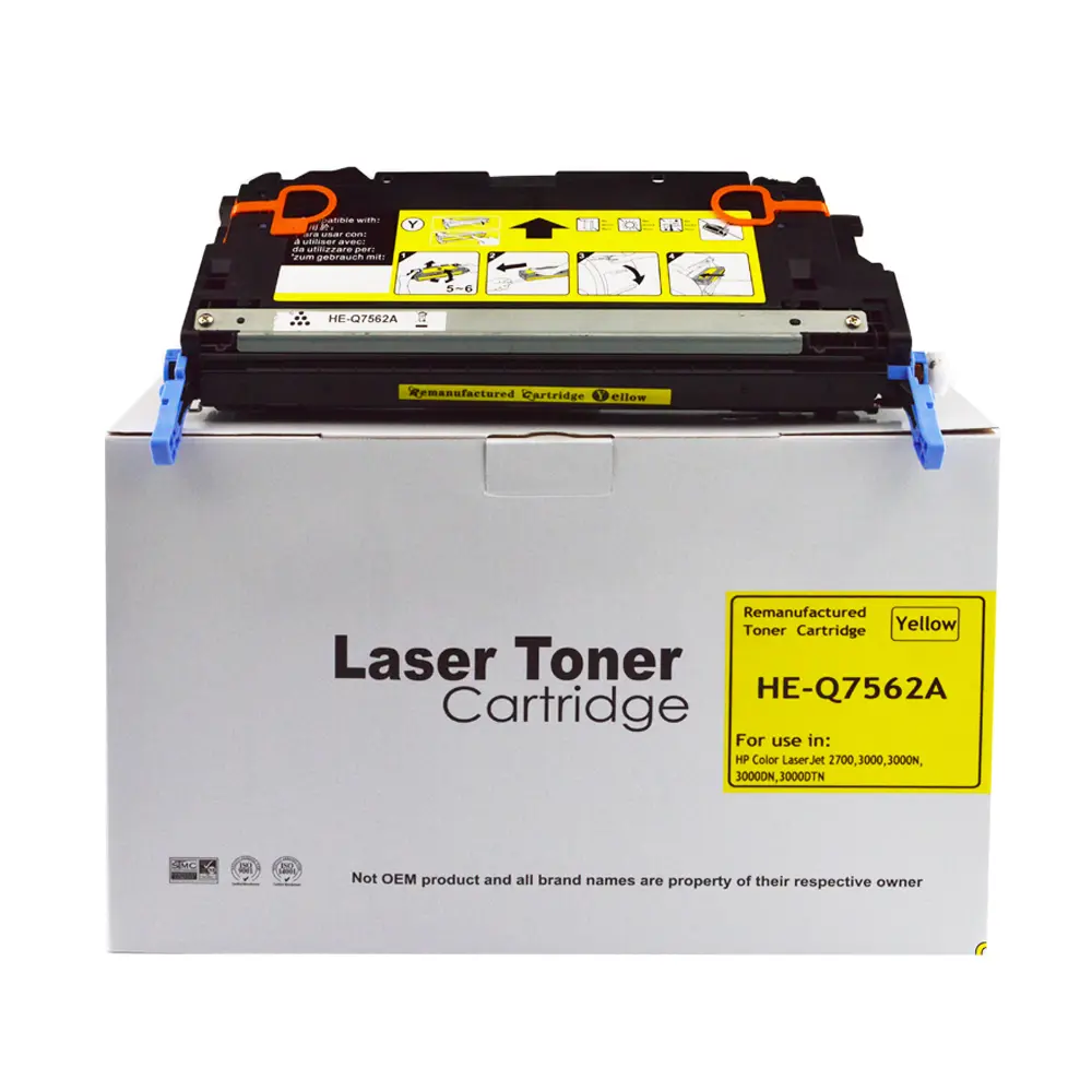 Reman HP Laserjet 3000 Yellow Q7562A Ctg HP 314A