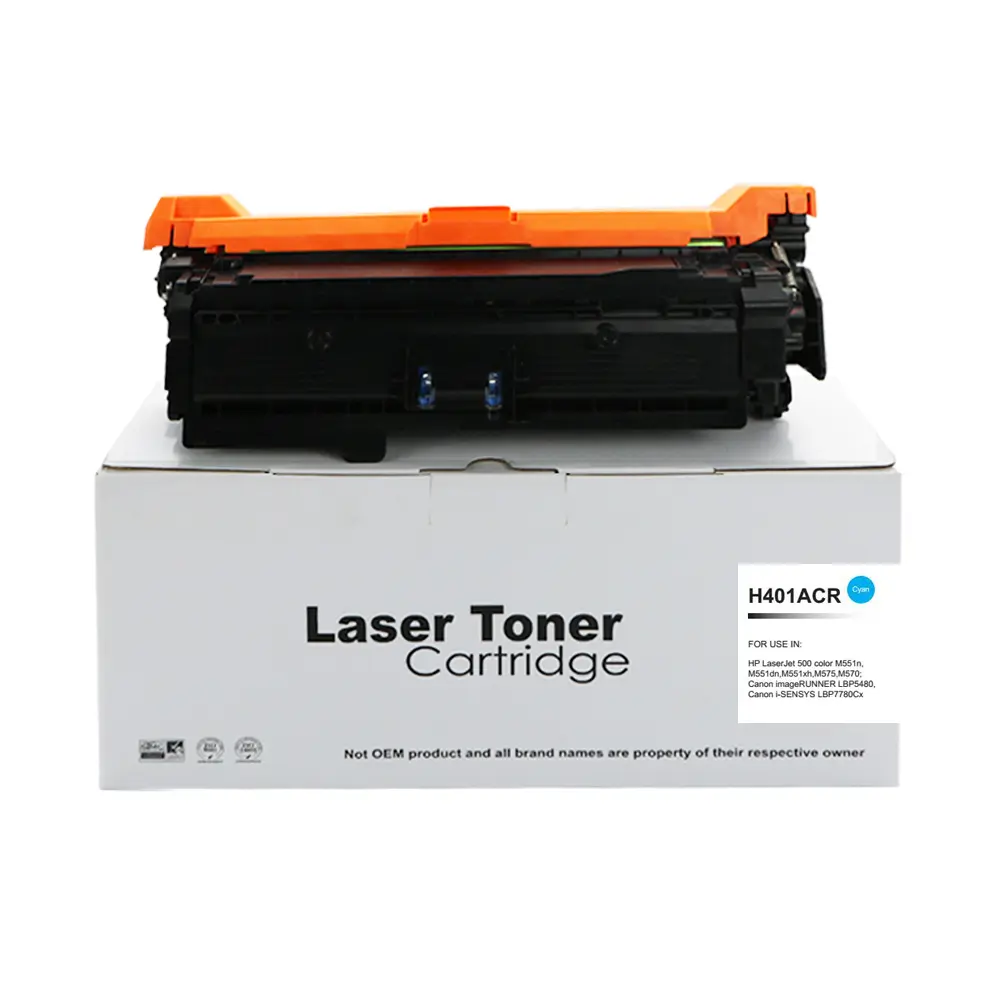 Reman HP Laserjet 500 Cyan CE401A Toner 507A also for Canon 732