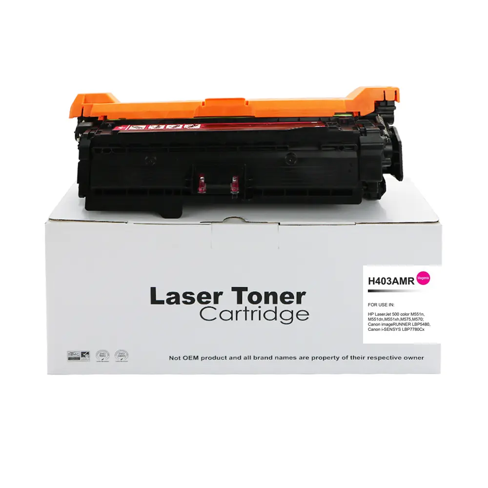 Reman HP Laserjet 500 Magenta CE403A Toner 507A also for Canon 732