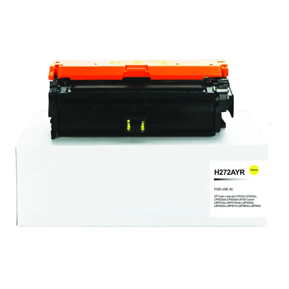 Reman HP Laserjet CP5525 Yellow Toner CE272A