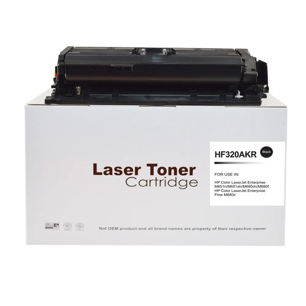 Reman HP M651 CF320A Black Toner also for 652