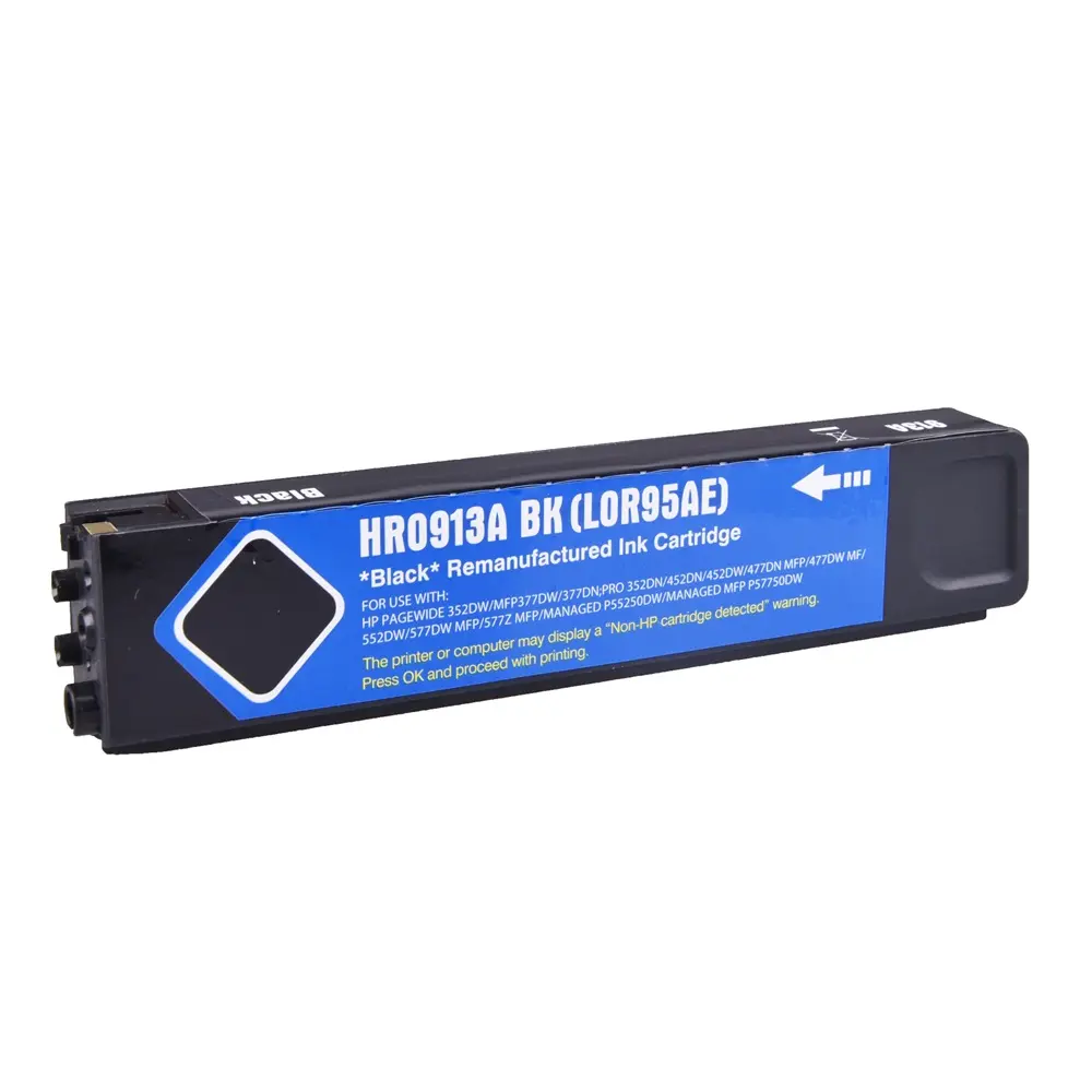 Reman HP PageWide Pro 352 Black Ink Ctg L0R95AE HP 913A