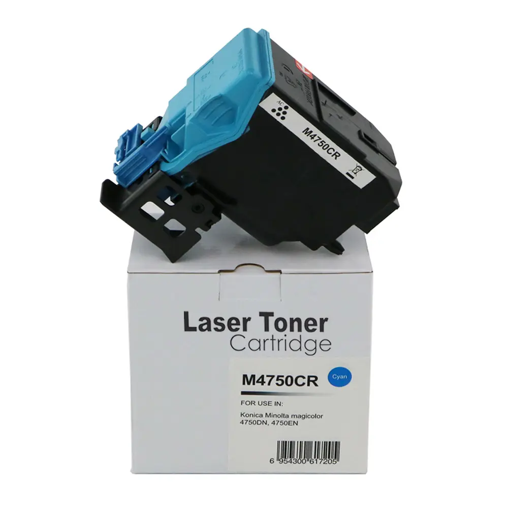 Reman Konica Minolta 4750 Cyan Toner A0X5451