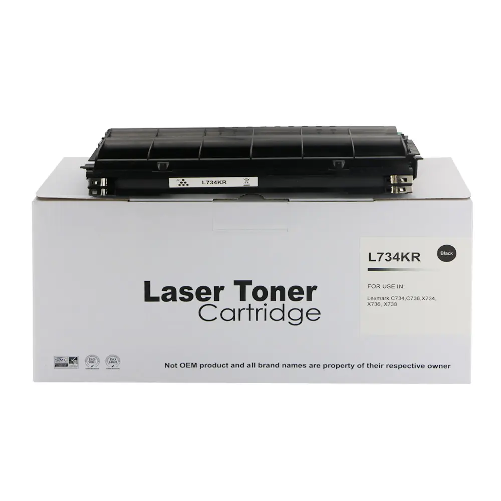 Reman Lexmark C734 Black Toner C734A2KG