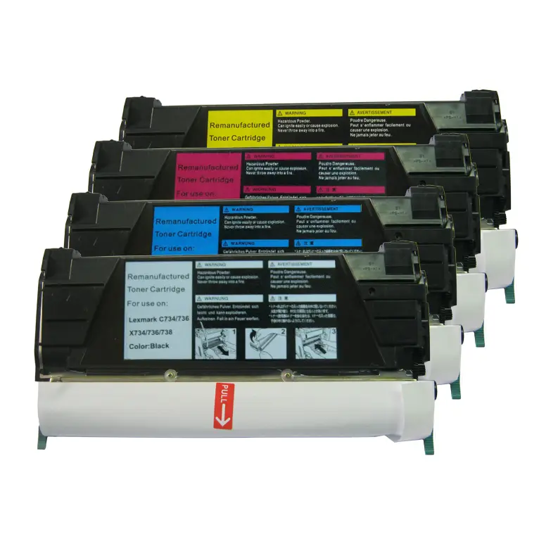 Reman Lexmark C734 Cyan Toner C734A2CG