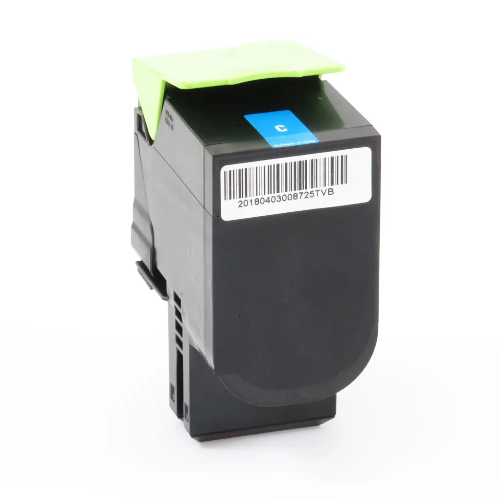 Reman Lexmark CS417 Hi Cap Cyan Toner 71B0H20 71B2HC0