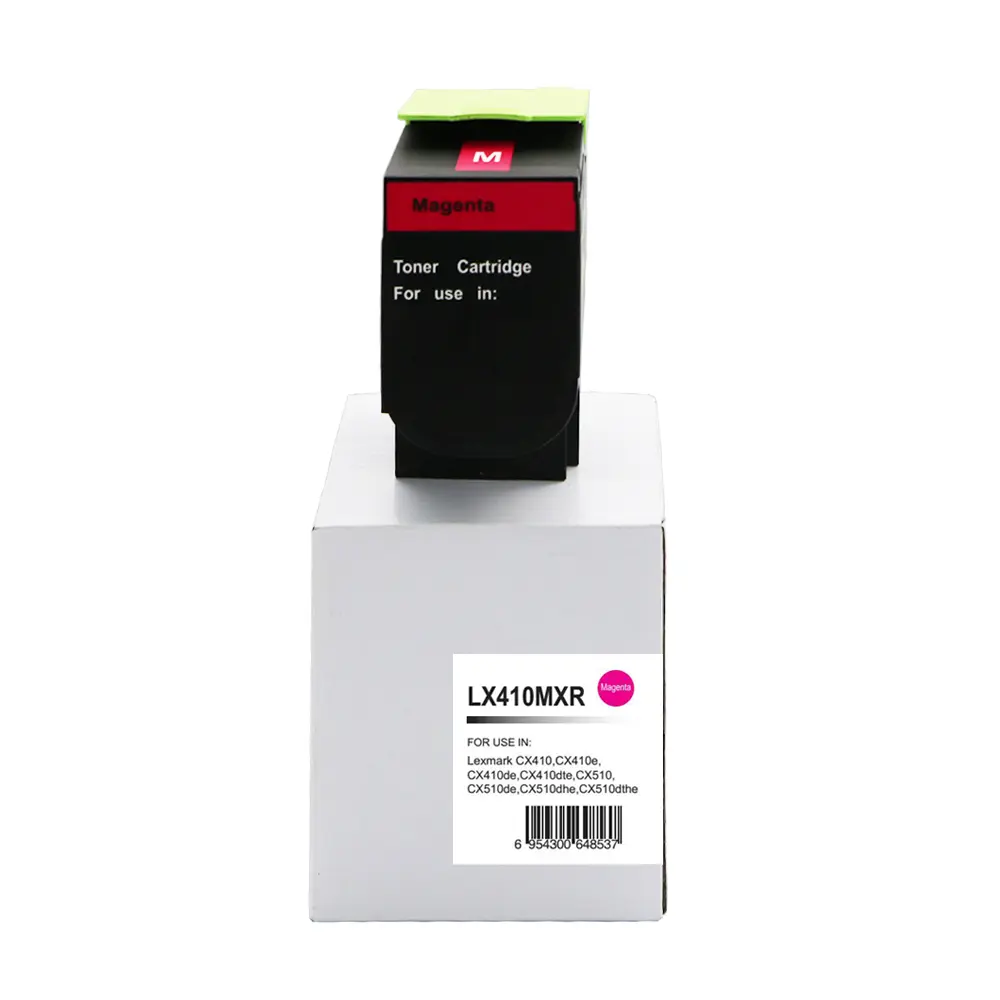 Reman Lexmark CX410 Hi Yld Magenta Toner 80C2HM0 802HM