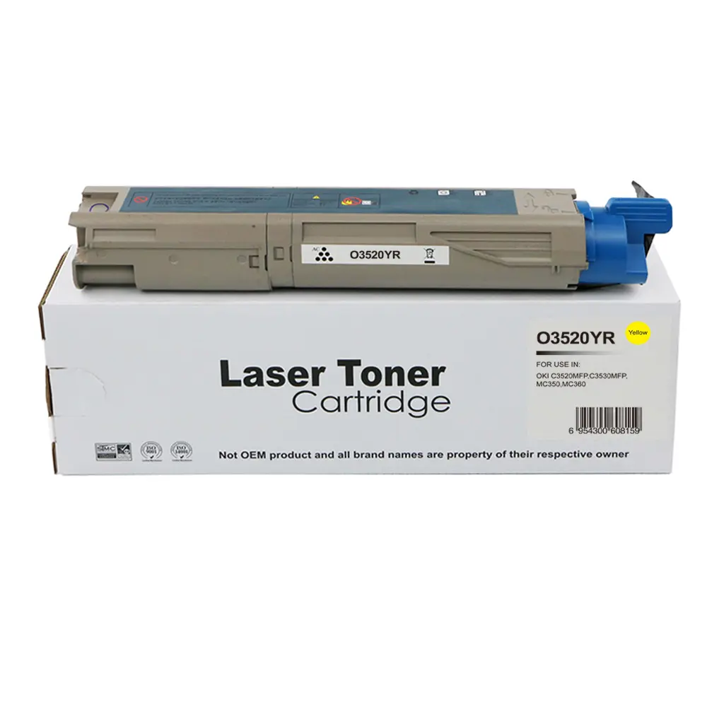 Reman OKI C3520 Yellow Toner 43459321