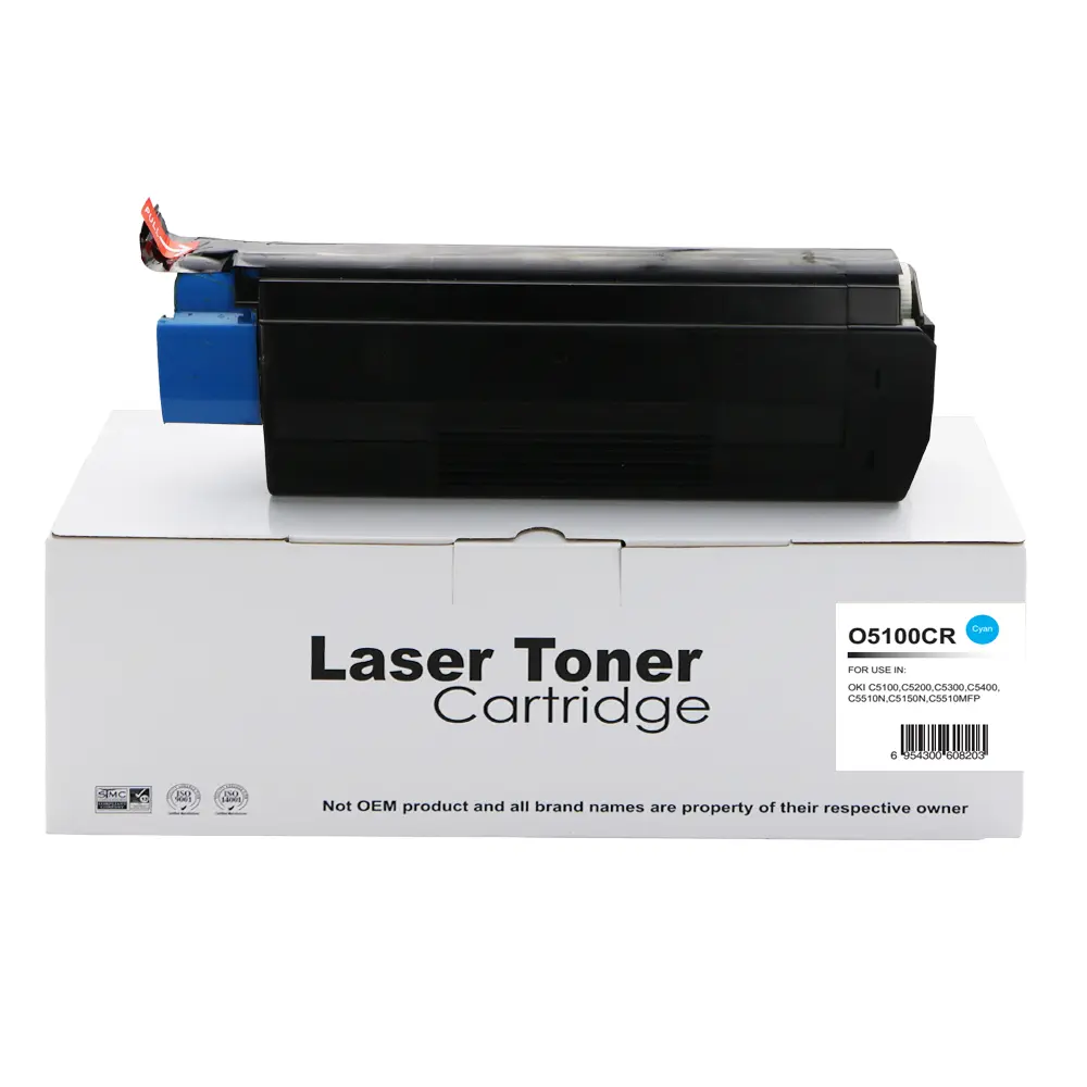 Reman OKI C5300 Cyan Toner 42127407