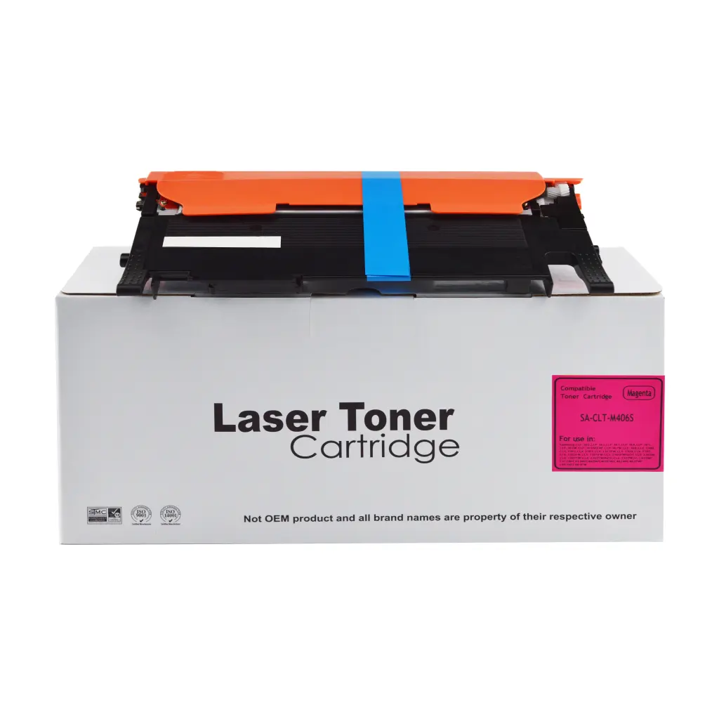 Reman Samsung CLP360 Magenta Toner CLT-M406S HP SU252A