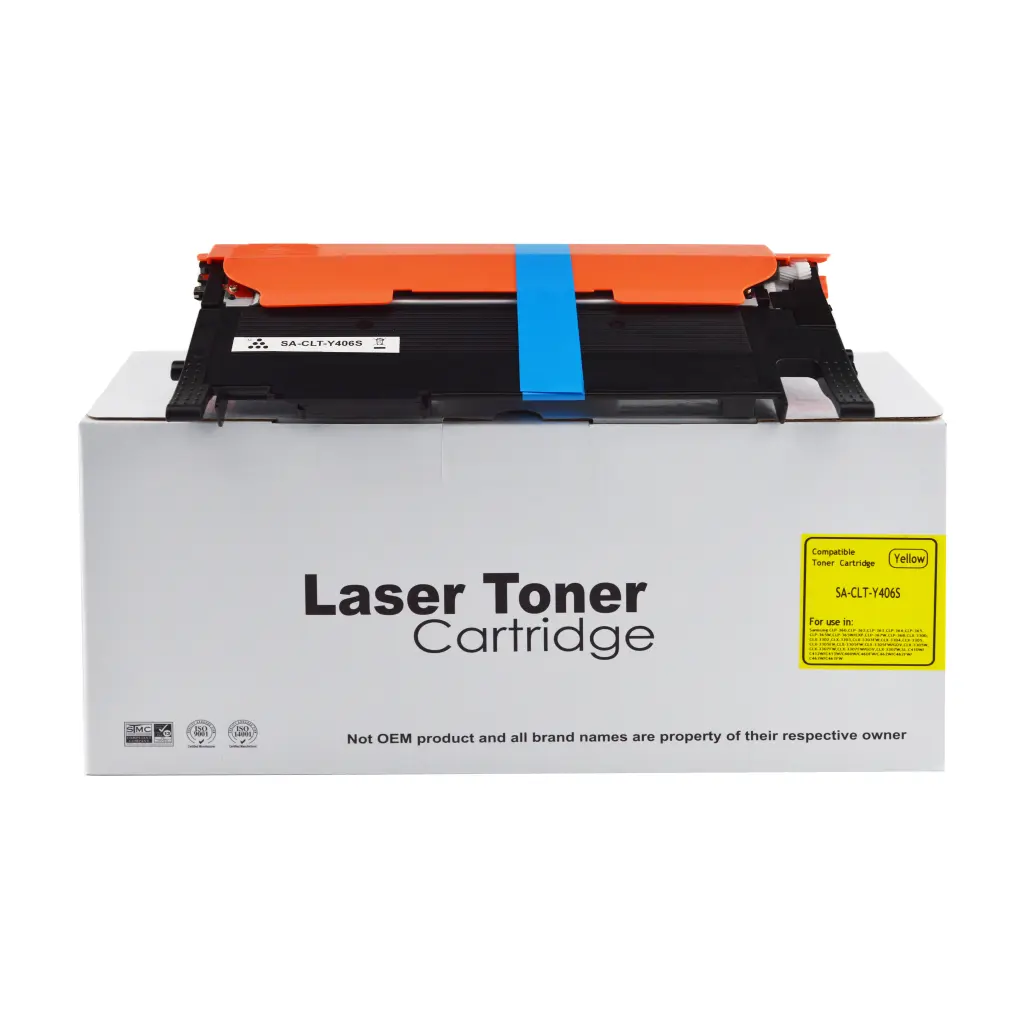 Reman Samsung CLP360 Yellow Toner CLT-Y406S HP SU462A