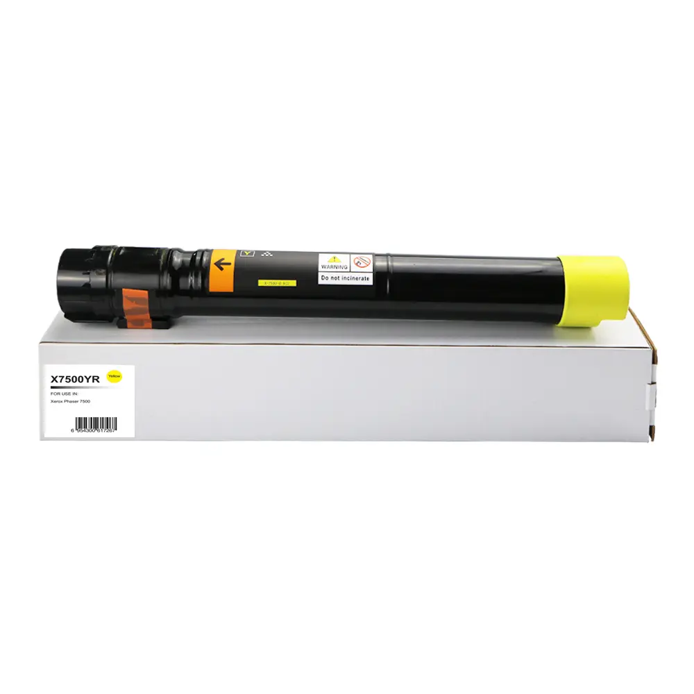 Reman Xerox PHASER 7500 Yellow Toner 106R01438