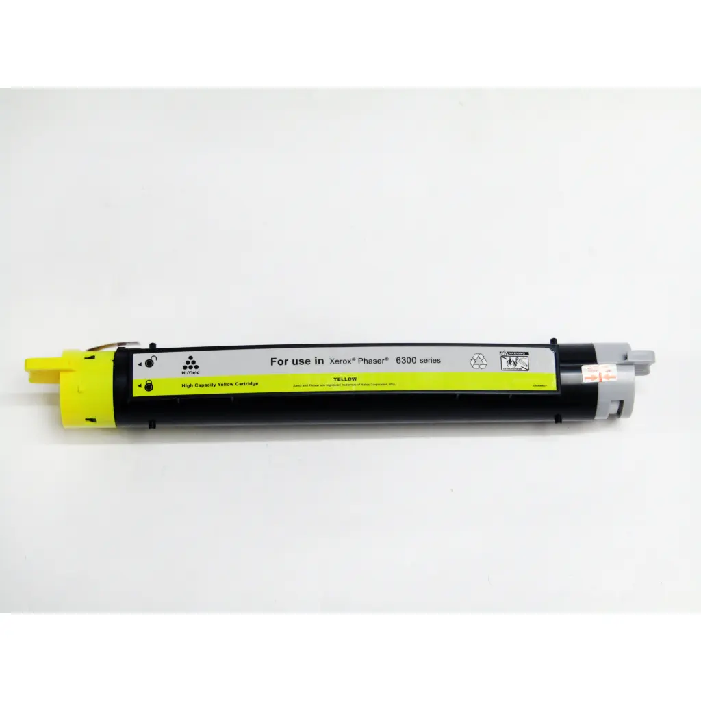 Reman Xerox Phaser 6300 Hi Cap Yellow Toner 106R01084 