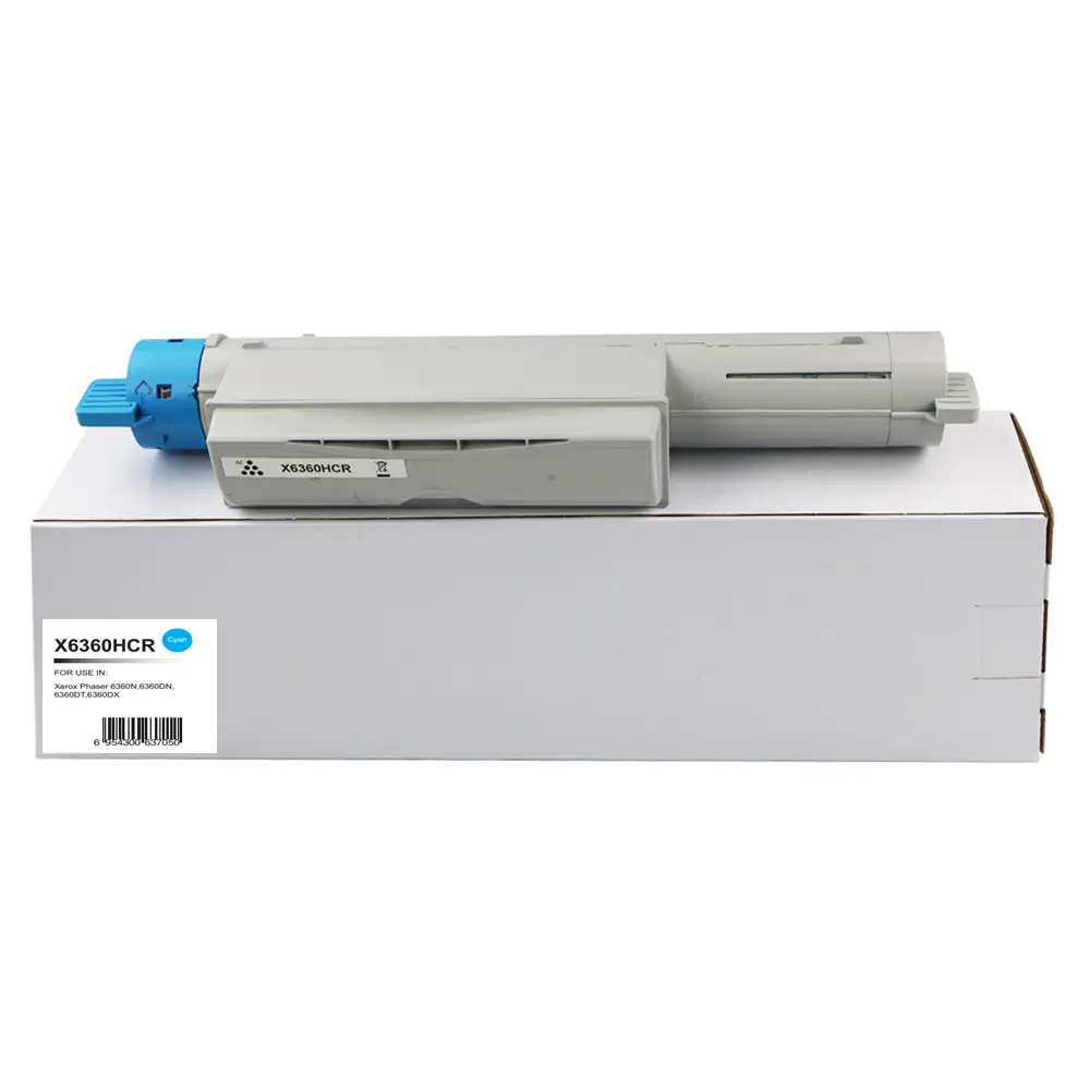 Reman Xerox Phaser 6360 Cyan Hi Yld Toner 106R01218