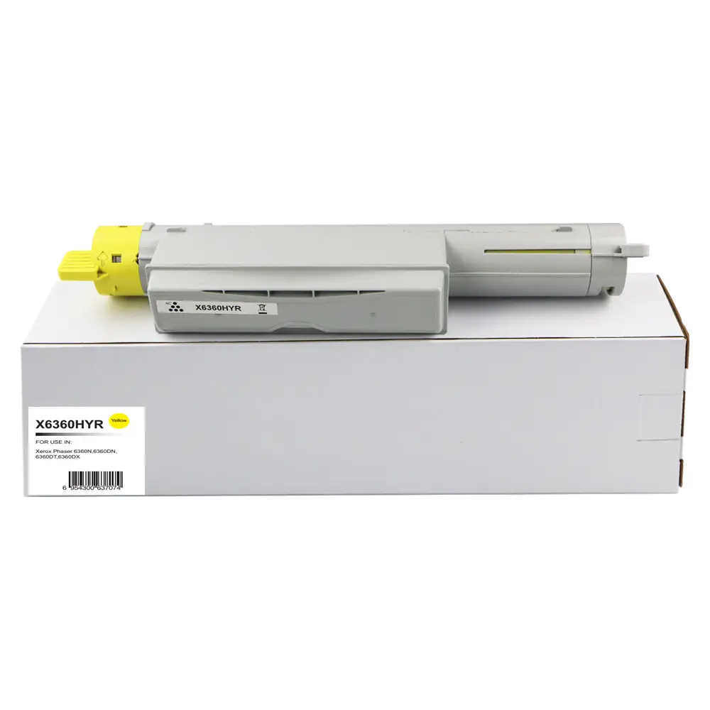 Reman Xerox Phaser 6360 Yellow Hi Yld Toner 106R01220