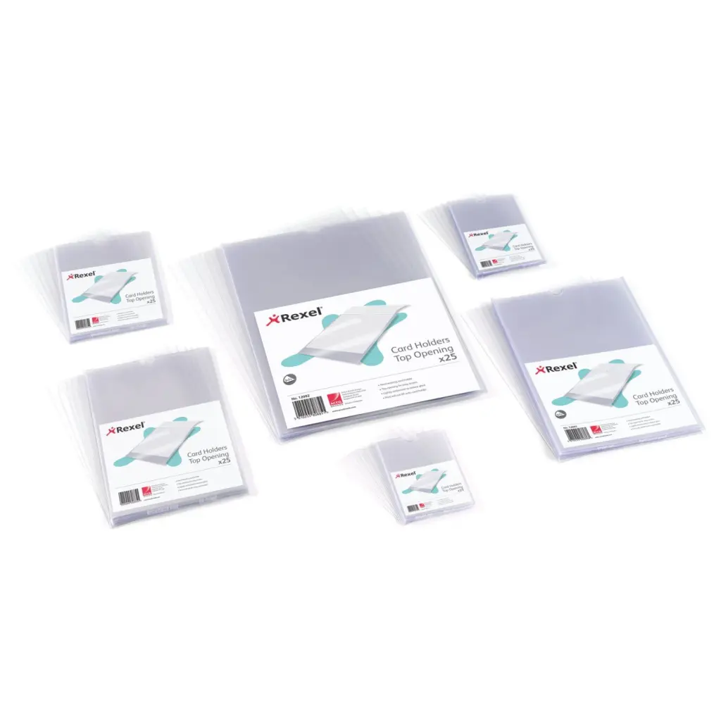 Rexel Cardholder Nyrex 74x106 PVC (25)