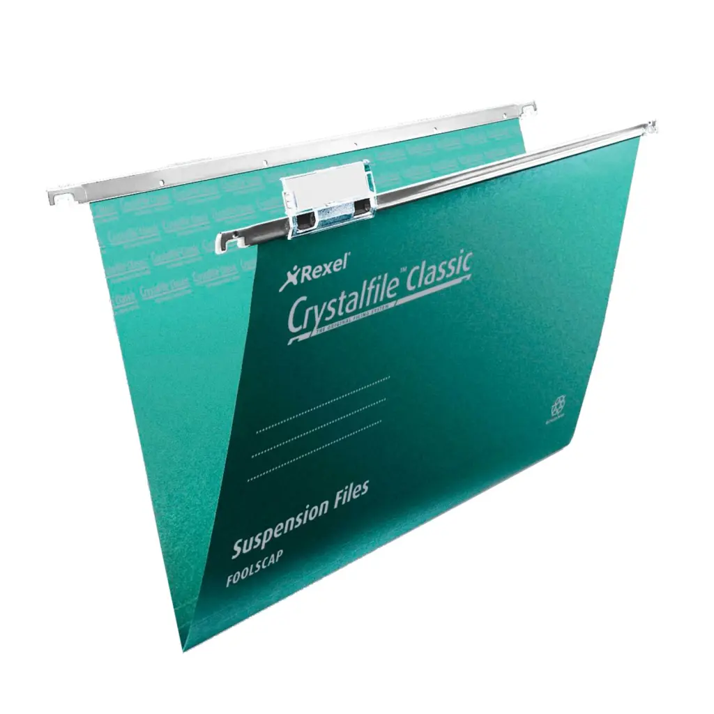 Rexel Crystalfile™ Classic Foolscap Suspension File (50)
