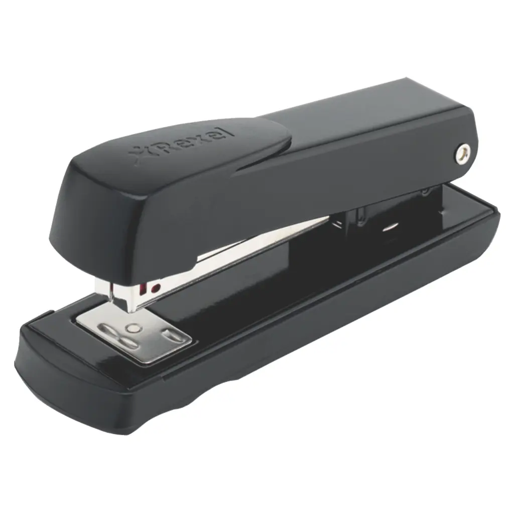 Rexel Meteor Half Strip 20 Sheet Metal Stapler Black (1)