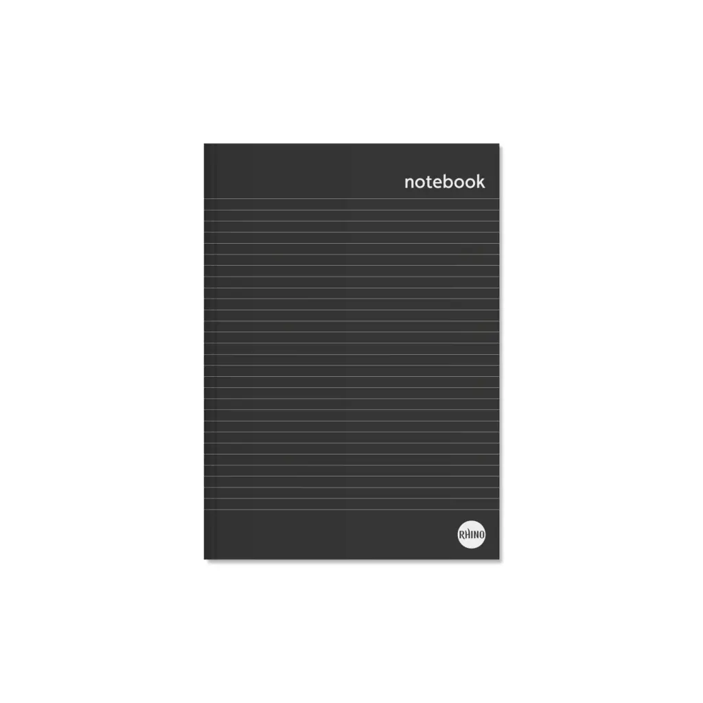 Rhino Everyday Feint Ruled Casebound Notebook 192 Pages A4  - R4CB