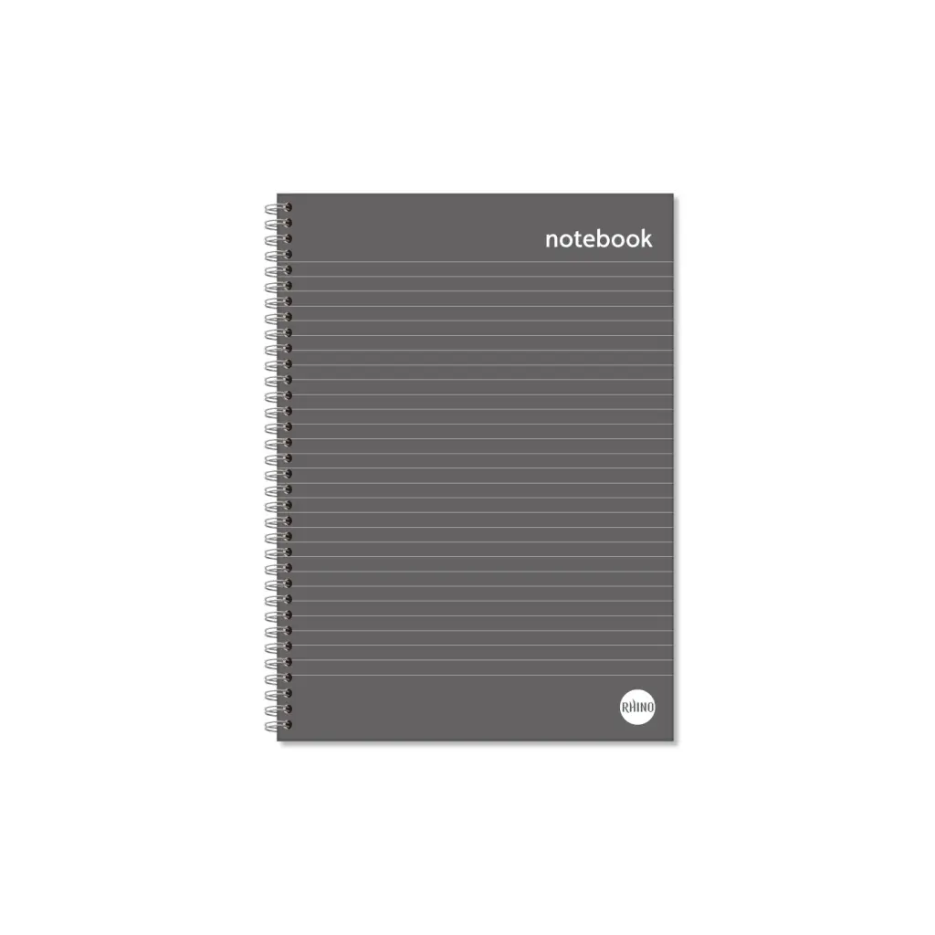 Rhino Everyday Hardback Wirebound Book A4 Black Pack of 3 - R4TW