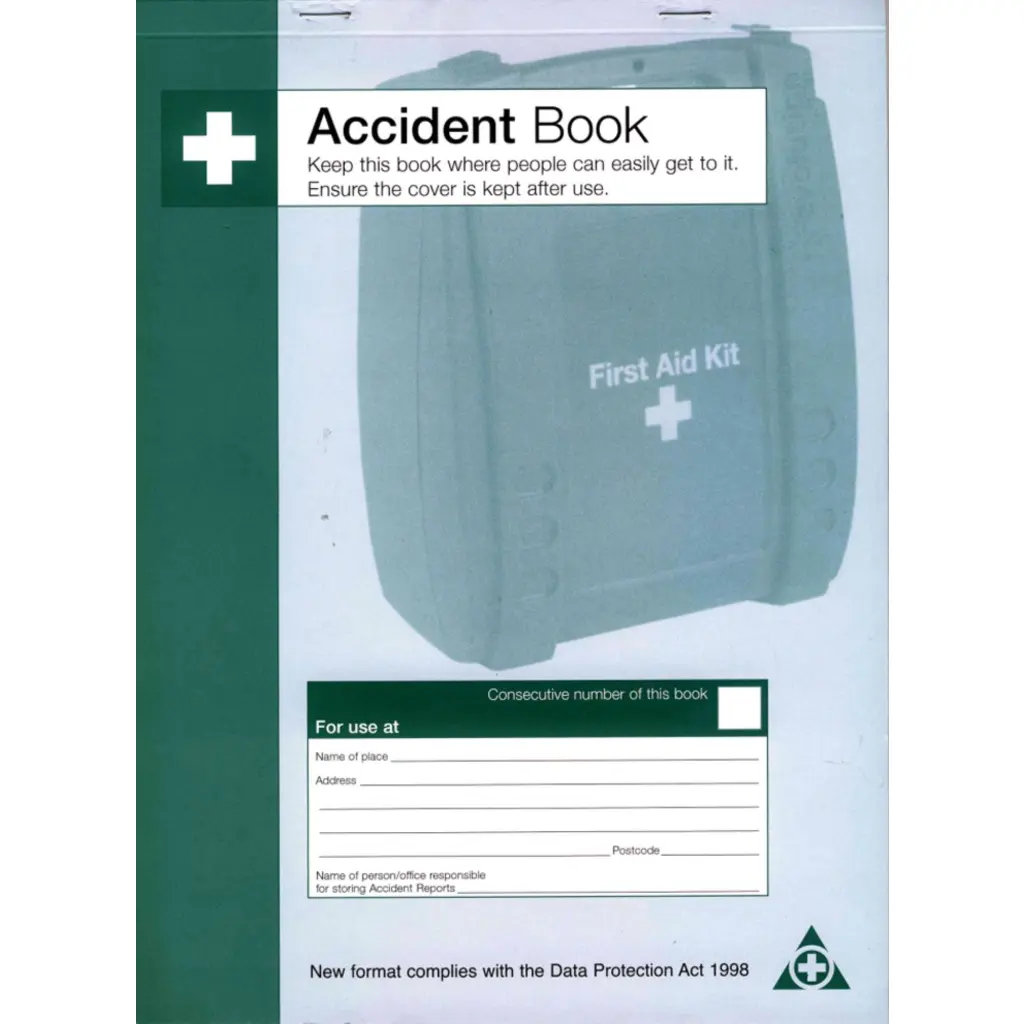 SFA Compliant Accident Book 