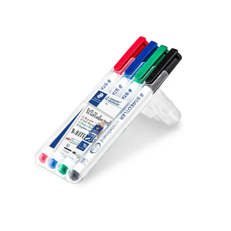 STAEDTLER Lumocolour 351 Drywipe Assorted PK4
