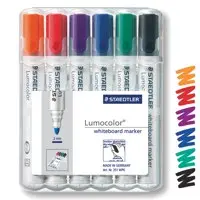 STAEDTLER Lumocolour 351 Drywipe Assorted PK6