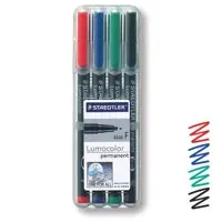STAEDTLER Lumocolour OHP Pens Assorted PK4