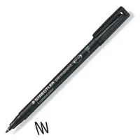 STAEDTLER Lumocolour OHP Pens Black PK10