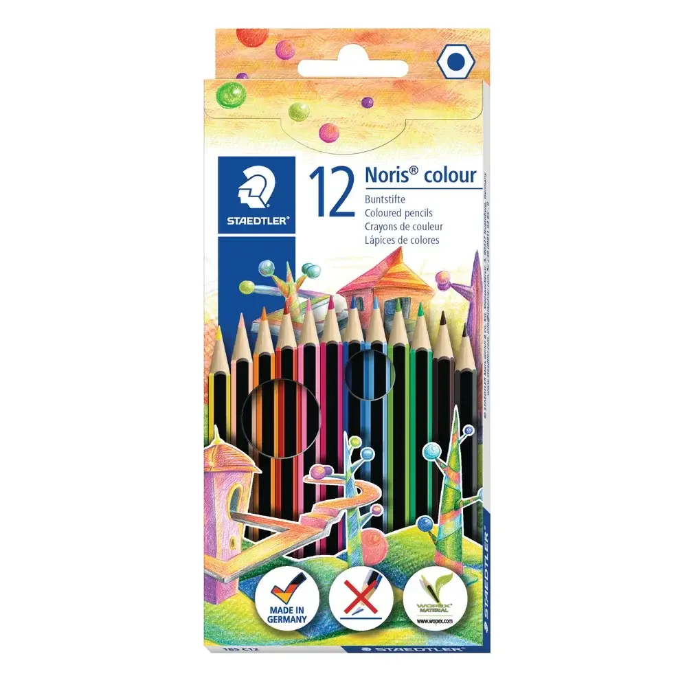 STAEDTLER Noris Colour Pencils 12 Assorted PK10