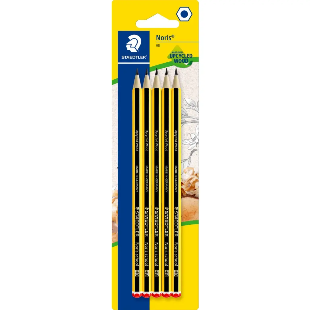 STAEDTLER Noris HB Pencils Blister PK5