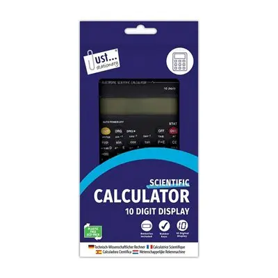 Scientific Calculator 10 Digit Display with Clip-on Cover