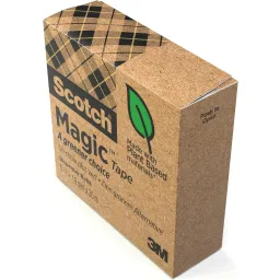 Scotch Magic Tape Made Plant Based Adhesive 19 mm x 30 m 1 Roll/Pack - WHILE STOCK LASTS
