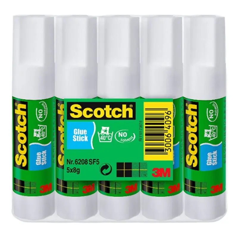 Scotch® Permanent Glue Stick 5 Sticks 8 g