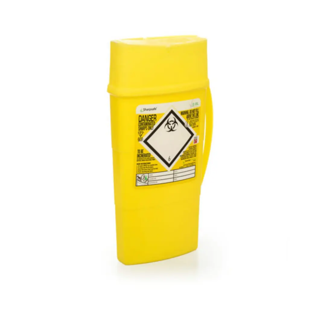 Sharpsafe Sharps Bin 0.6Ltr 