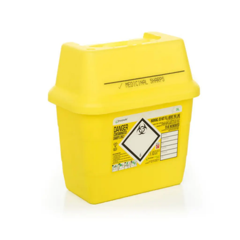 Sharpsafe Sharps Bin 3Ltr 