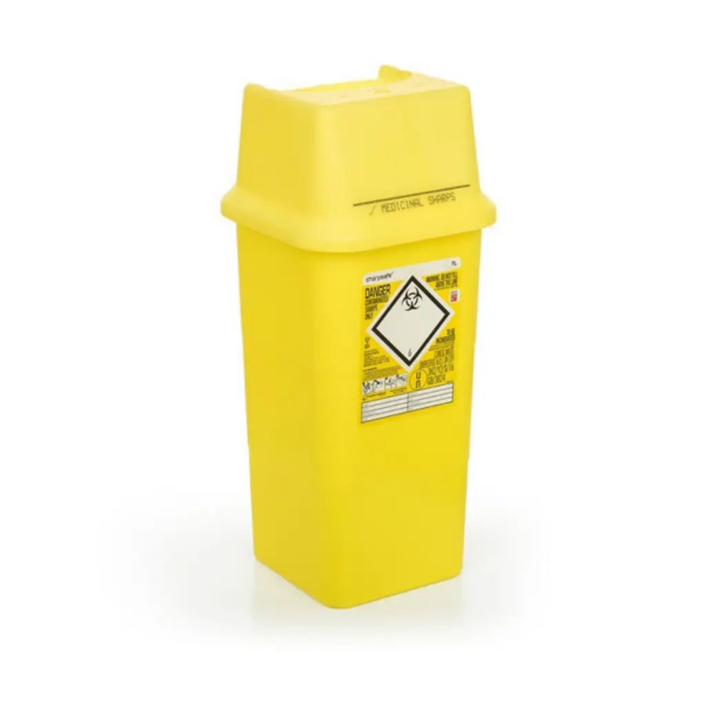 Sharpsafe Sharps Bin 7Ltr 