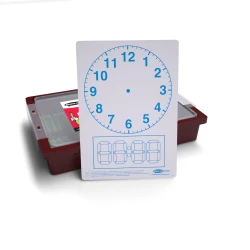 Show-me 120 Piece Whiteboard Class Combination Pack - Clock-faced, in Classroom Tray with Lid