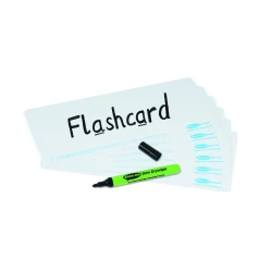 Show-me Bulk Pack of 100 Drywipe Flashcards