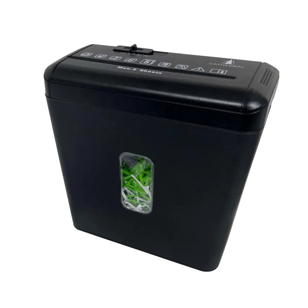 Shredder Cross Cut 5 Sheet - 11ltr Bin